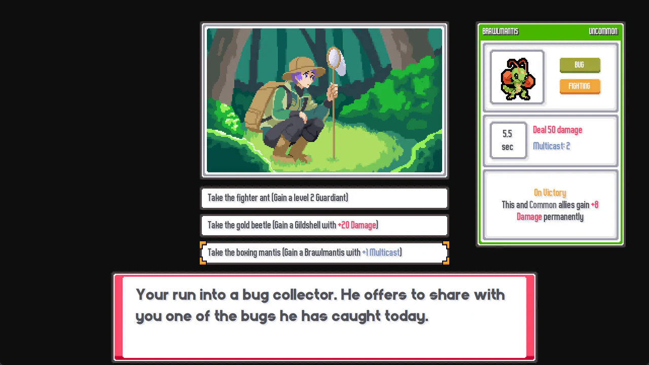 An event screen offers three rewards, including a Batomon card with Multicast and an On Victory effect.